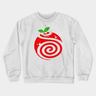 Swirly Letter S Red Fruit Crewneck Sweatshirt